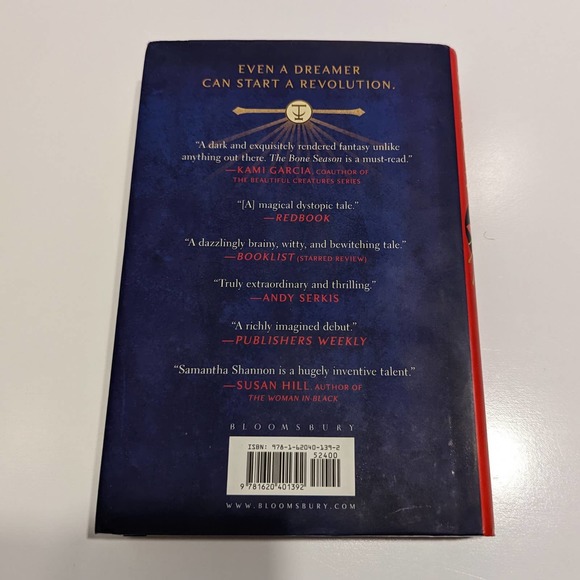 The Bone Season (2013, Hardcover) – Samantha Shannon [Dystopian, Fantasy] - Picture 2 of 9